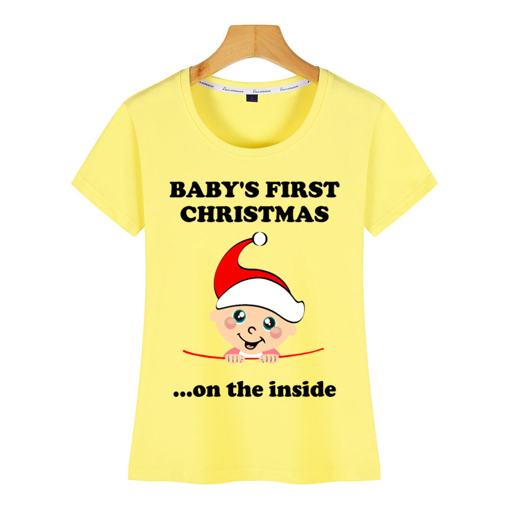Pregnant Women's Christmas Shirt