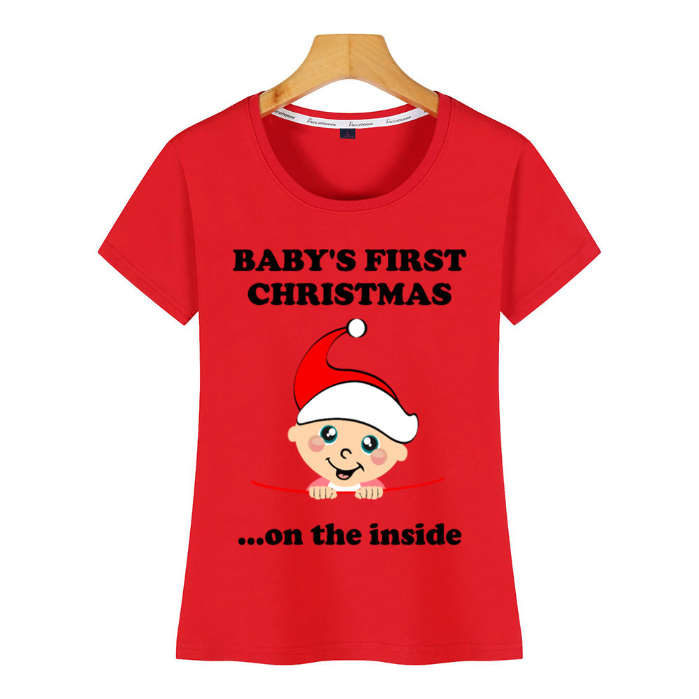 Pregnant Women's Christmas Shirt