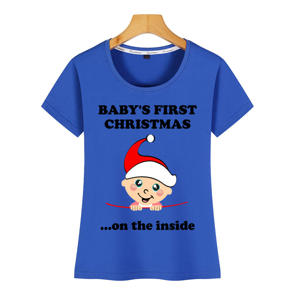 Pregnant Women's Christmas Shirt