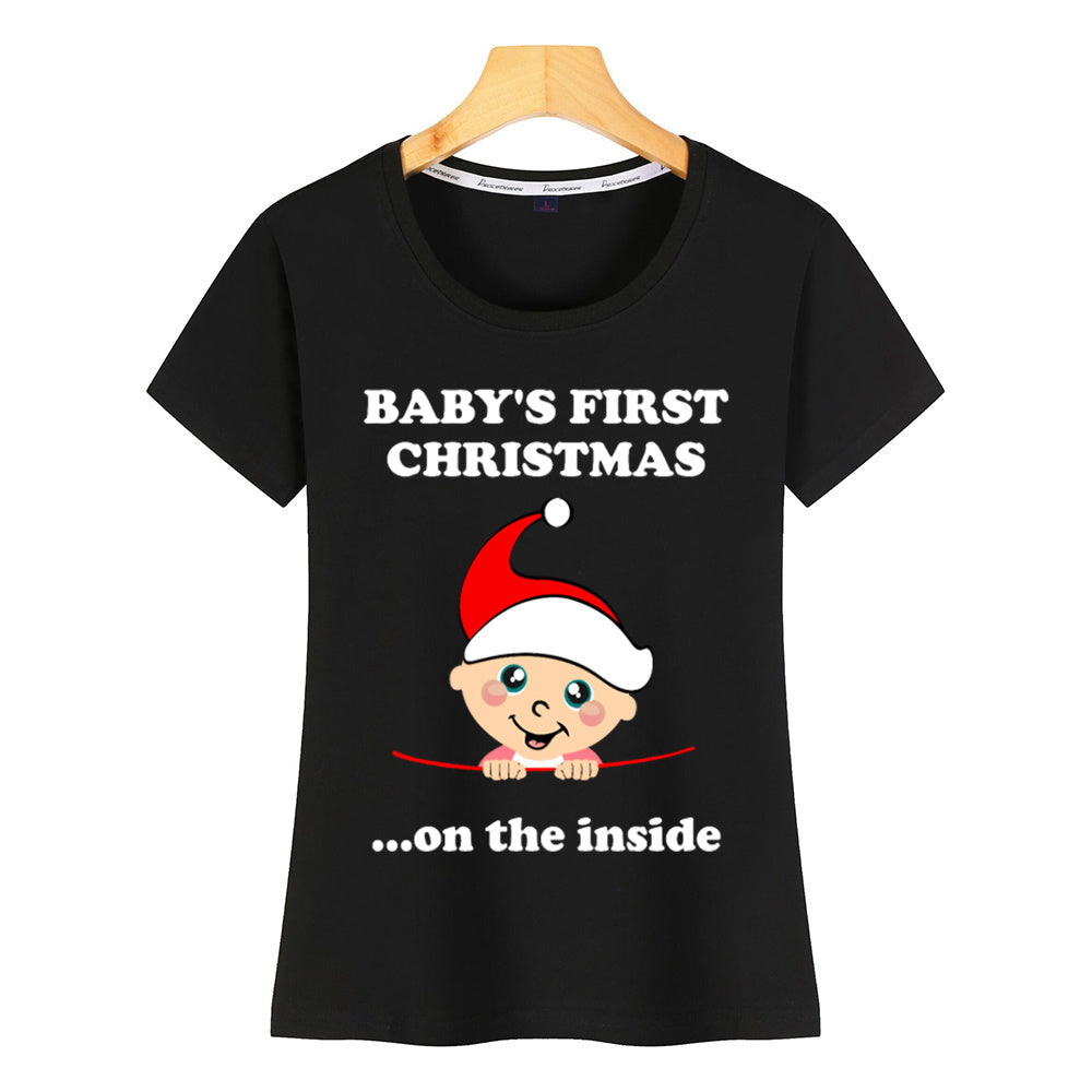 Pregnant Women's Christmas Shirt