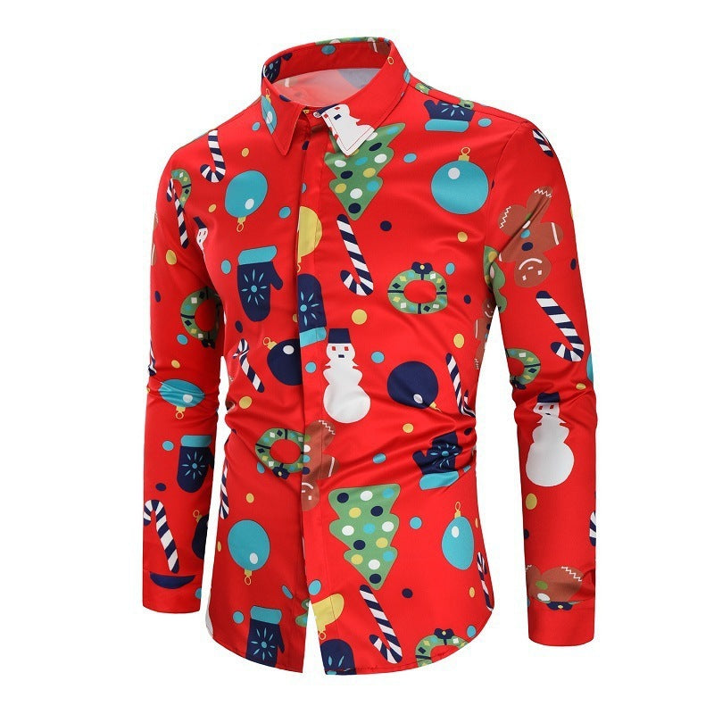 Men's Christmas Candycane Shirt